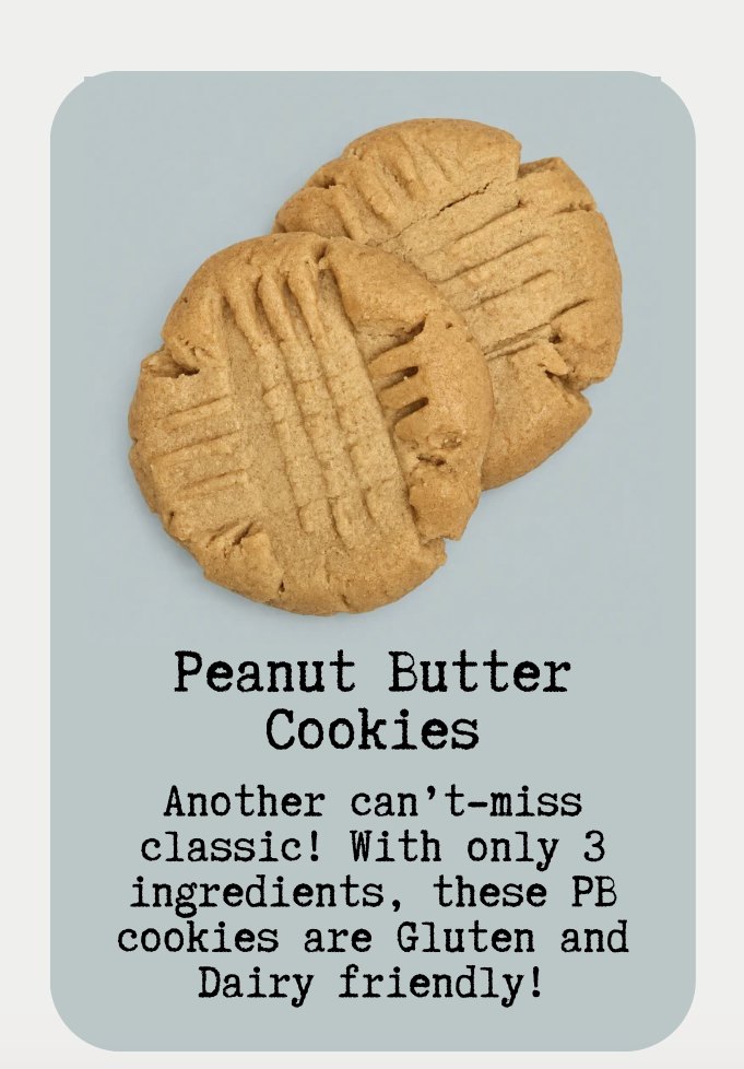 Peanut butter cookies