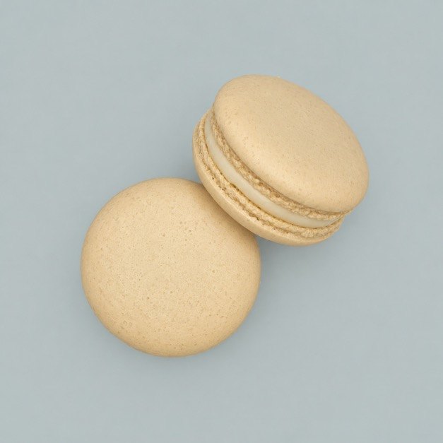 Java chip macarons